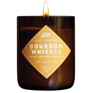 bourbon whiskey brew candle – whiskey gift, guy gift, father’s day gift – scotch, bourbon, whisky, man cave beer bottle candlemade in usa…