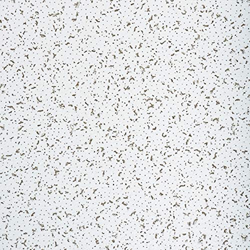 Armstrong Ceiling Tiles; 2x4 Ceiling Tiles - Acoustic Ceilings for Suspended Ceiling Grid; Drop Ceiling Tiles Direct from the Manufacturer; CORTEGA Item 703 – 10 pcs White Tegular