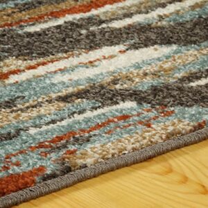 Superior Solitaire Area Rug (8'X10'), Multicolor