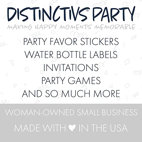 Paris Party Water Bottle Labels - 24 Stickers