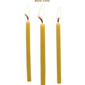 Beeswax Candle Works, 5-Inch Birthday Candles (Pack of 24) 100% USA Beeswax