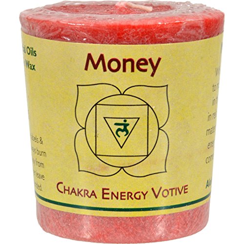 Candle Chakra Votive Money Red Aloha Bay 1 Candle