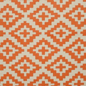 Garland Rug Southwest Area Rug, 5 x 7, Orange/Ivory