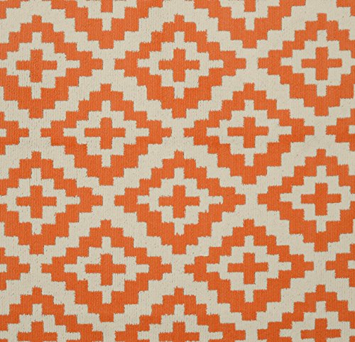 Garland Rug Southwest Area Rug, 5 x 7, Orange/Ivory