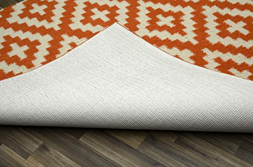 Garland Rug Southwest Area Rug, 5 x 7, Orange/Ivory