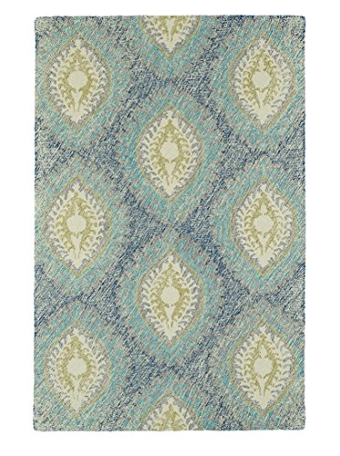 Kaleen Rugs MTG08-17-3656 Montage Collection-Blue Area Rug, 3'6" x 5'6"