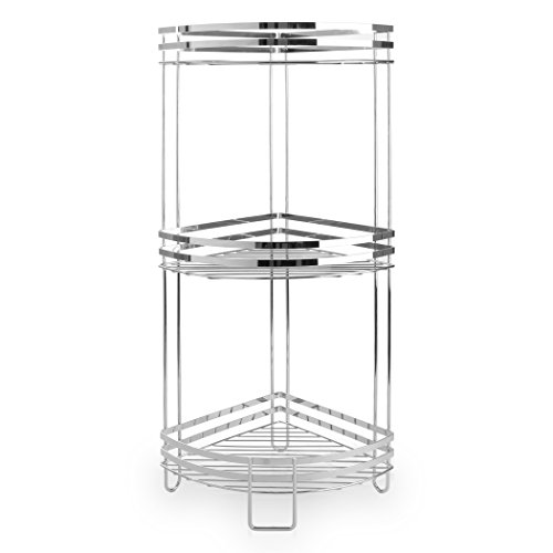 BINO 'Lafayette' Chrome Corner Spa Tower, 3-Tier