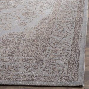 SAFAVIEH Classic Vintage Collection 8' x 10' Grey CLV121D Oriental Medallion Cotton Area Rug