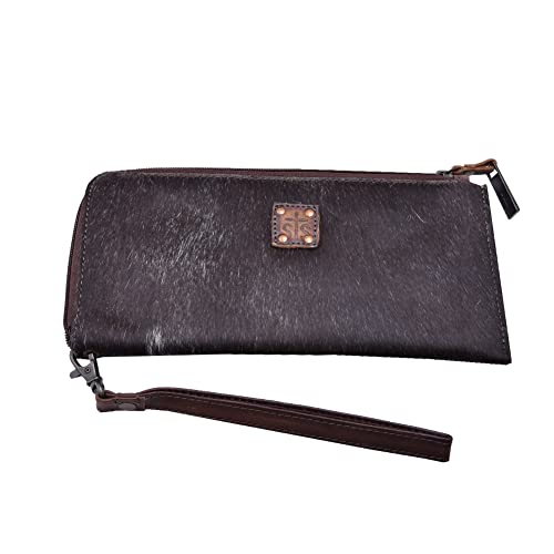 STS Ranchwear Western Leather Classic Cowhide Clutch