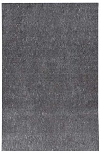 linon pad-ul04810 underlay-premier plush & multi grey, 8 x 10