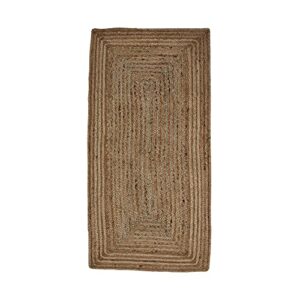 bloomingville small natural seagrass rug