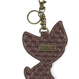 Chala Key Fob"Chihuahua" Brown