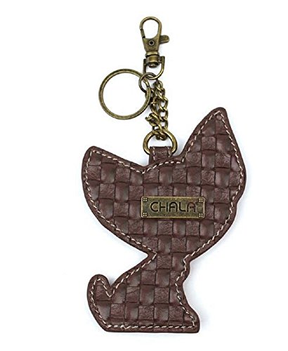 Chala Key Fob"Chihuahua" Brown