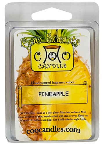 6 Pack Soy Blend Wickless Candle Wax Bar Tart Melts - Fruity Pack - Includes one 6 Cube Package of Each of Fruity Loops, Lemon Pucker, Mango Papaya, Pomegranate, Pineapple, and Apple Orchard