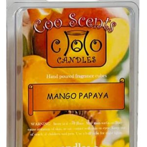 6 Pack Soy Blend Wickless Candle Wax Bar Tart Melts - Fruity Pack - Includes one 6 Cube Package of Each of Fruity Loops, Lemon Pucker, Mango Papaya, Pomegranate, Pineapple, and Apple Orchard