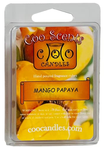 6 Pack Soy Blend Wickless Candle Wax Bar Tart Melts - Fruity Pack - Includes one 6 Cube Package of Each of Fruity Loops, Lemon Pucker, Mango Papaya, Pomegranate, Pineapple, and Apple Orchard