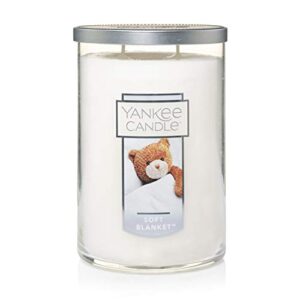 yankee candle soft blanket large 2-wick tumbler candle, fresh scent