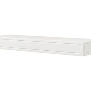 Pearl Mantels White 612-48 Sarah Mantel Shelf, 48-Inch, Paint