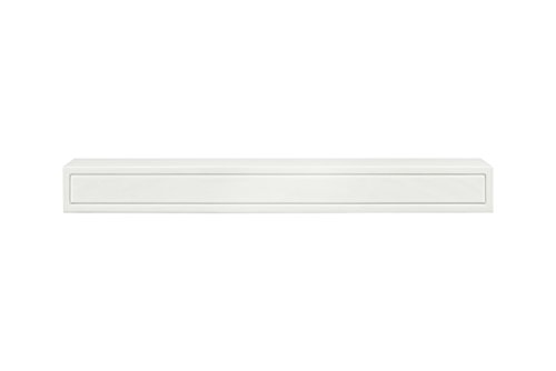 Pearl Mantels White Sarah Mantel Shelf, 72-Inch, Paint