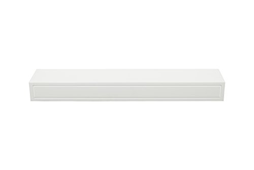 Pearl Mantels White Sarah Mantel Shelf, 72-Inch, Paint