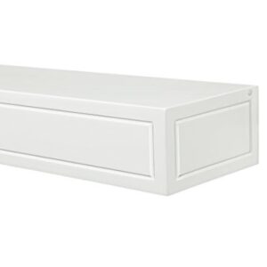 Pearl Mantels White Sarah Mantel Shelf, 72-Inch, Paint