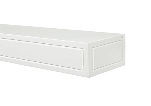 Pearl Mantels White Sarah Mantel Shelf, 72-Inch, Paint