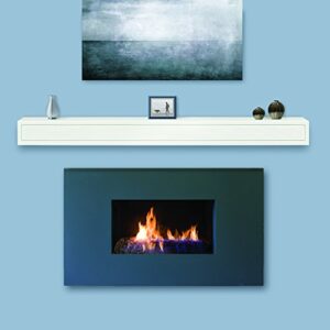 Pearl Mantels White Sarah Mantel Shelf, 72-Inch, Paint