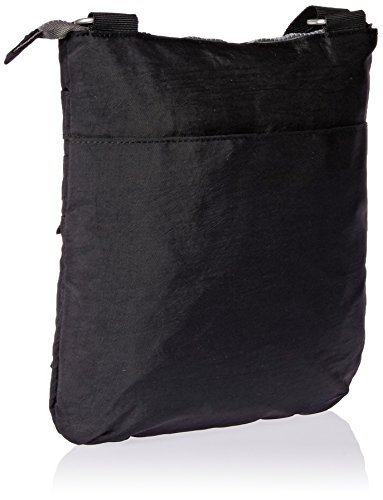 Baggallini Womens Comrade 3-zip Crossbody Cross Body Handbag, Black With Sand Lining, One Size US
