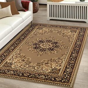 superior leopold area rug collection area rug, 8′ x 10′ (8x10rug-leopold)