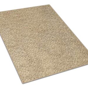 12'x14' - Speckled Saw Dust ECONOMICAL Solutions Collection | Custom Carpet Area Rugs & Runners - 25 Oz. Soft Textured 100% PureColor BCF Polyester. FHA Approved-CRI Green Label-Made in U.S.A.