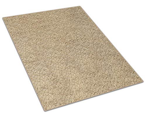12'x14' - Speckled Saw Dust ECONOMICAL Solutions Collection | Custom Carpet Area Rugs & Runners - 25 Oz. Soft Textured 100% PureColor BCF Polyester. FHA Approved-CRI Green Label-Made in U.S.A.