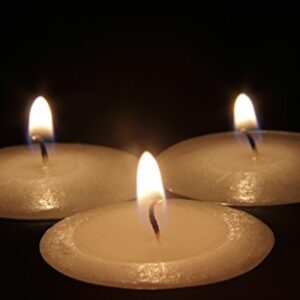 Ohr Tealight Candles - 200 Pack Bulk Tea Lights Candles - White Tealights Unscented - 4 Hour Burn Time