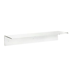 SOURCEONE.ORG Source One Deluxe 12, 16 & 24 Inch Clear Acrylic Floating Wall Mount Shelves, Sold in Sets of Two (16 Inch)