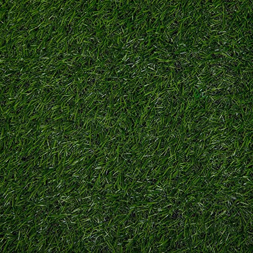 Fasmov Green Artificial Grass Rug Grass Carpet Rug 3.2' x 6.5', Realistic Fake Grass Deluxe Turf Synthetic Turf Thick Lawn Pet Turf -Perfect for Indoor/Outdoor