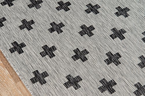 Novogratz by Momeni Villa Umbria Indoor Outdoor Rug, 5'3" x 7'6", Grey