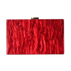 Dirmmis New Women Messenger Bag Fashion Elegant Solid Marble Pearl Woman Evening Bag Red Luxury Party Prom Clutch normal size