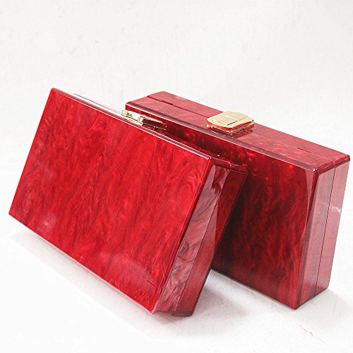 Dirmmis New Women Messenger Bag Fashion Elegant Solid Marble Pearl Woman Evening Bag Red Luxury Party Prom Clutch normal size