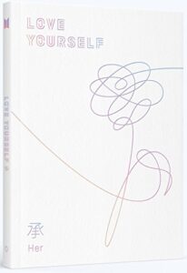 bts – love yourself 承 [her] [o ver.] with photobook, photocard, official folded poster(o ver.), extra photocard