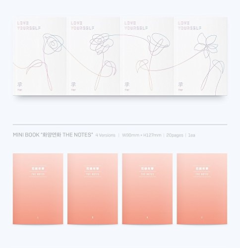 BTS - Love Yourself 承 [Her] [O ver.] with Photobook, Photocard, Official Folded Poster(O ver.), Extra photocard