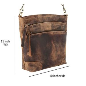 Leather Crossbody Bag for women purse tote ladies bags satchel travel tote shoulder bag