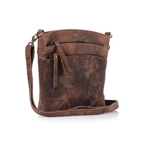 Leather Crossbody Bag for women purse tote ladies bags satchel travel tote shoulder bag