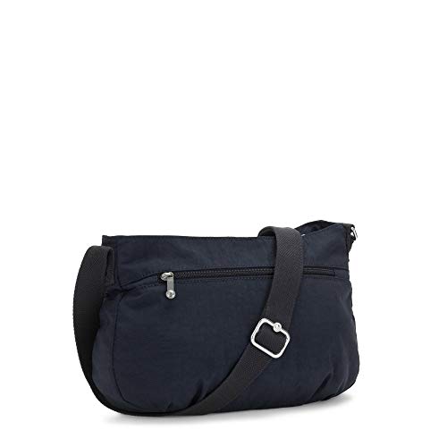 Kipling Womens Women's Syro Bag, Organize Accessories, Surprisingly Spacious, Adjustable Strap, Nylon Crossbody Bag, True Blue Tonal, 12.25 L x 8.75 H 5 D US