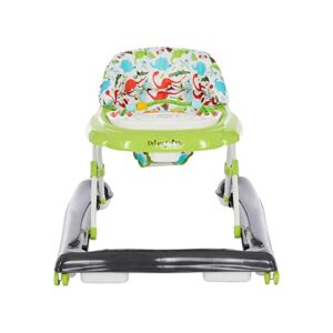 Dream On Me 2-in-1 Ava Baby Walker, Easy Convertible Baby Walker, Walk Behind, Height Adjustable Seat, Added Back Support, Detachable Slate, Green