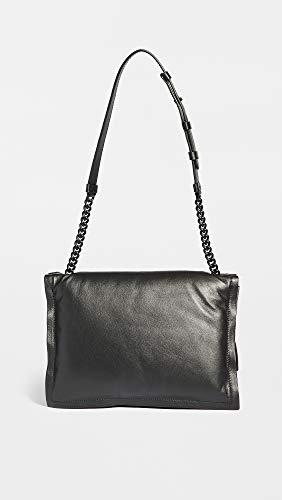 SALVATORE FERRAGAMO Women's Viva Puffy Shoulder Bag, Nero, Black, One Size