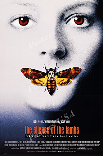 Posters USA - The Silence of the Lambs Movie Poster GLOSSY FINISH) - MOV123 (24" x 36" (61cm x 91.5cm))