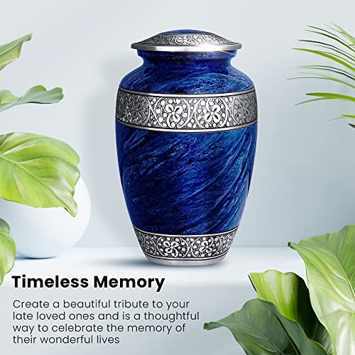 SmartChoice Urn for Human Ashes Adult Memorial urn Funeral Cremation Urns Large Burial Urns for Ashes (Adult Cremation Urn)