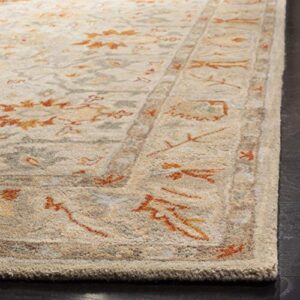 SAFAVIEH Antiquity Collection 2' x 3' Beige / Multi AT63A Handmade Traditional Oriental Premium Wool Accent Rug