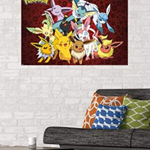 Trends International Pokémon - Favorites Wall Poster, 22.375" x 34", Unframed Version