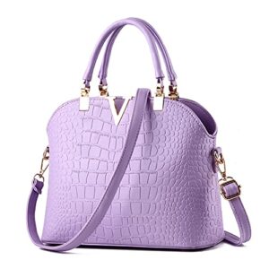 JHVYF Lovely Crossbody Bags Tote Satchel Purse for Girls Feminine Lavender