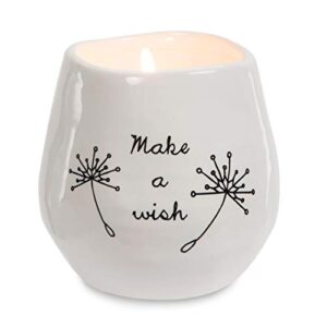 pavilion – make a wish white ceramic soy serenity scented candle